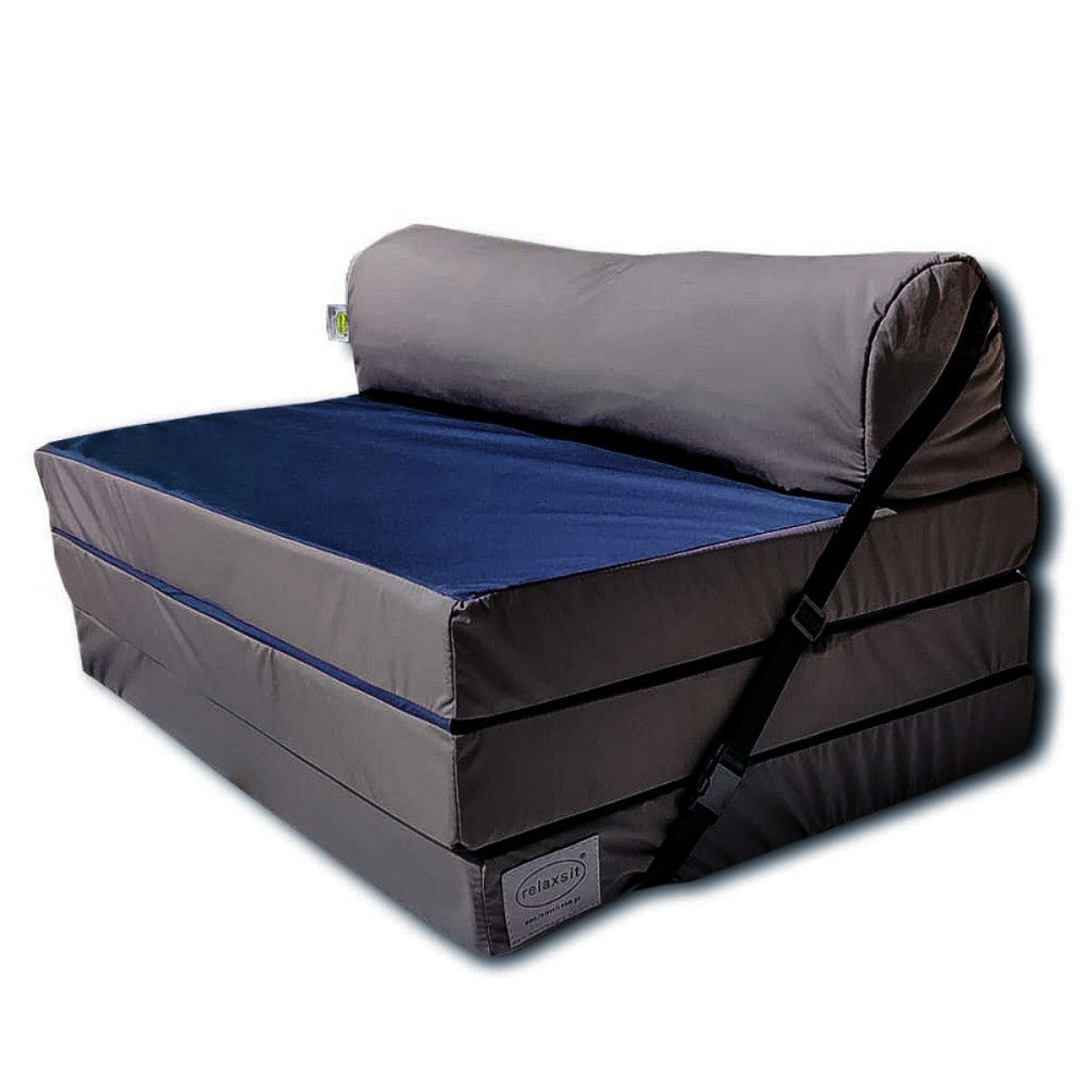 Fold Out Z Chair Bed Fabric Single Chair - Relaxsit