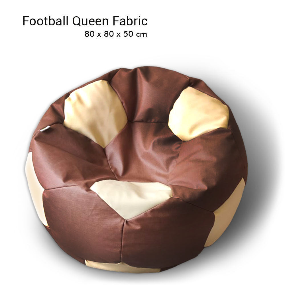 Queen Size Football Fabric Bean Bag - 
