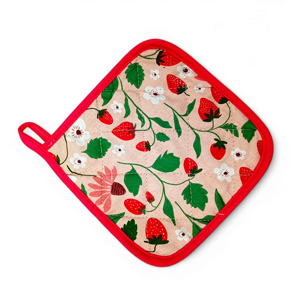 Relaxsit Heat Resistant Kitchen Oven Gloves or mitt set (Pack of 2) and glove plus potholder (set of 2) Printed chef's gloves with reinforced web guard plus cotton