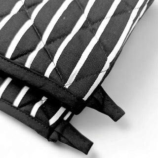 Relaxsit Heat Resistant Kitchen Oven Gloves or mitt set (Pack of 2) and glove plus potholder (set of 2) Printed chef's gloves with reinforced web guard plus cotton