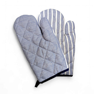 Relaxsit  Oven Gloves sets, Glove plus mitt set  or glove plus potholder  Printed chef's gloves with reinforced web guard plus cotton