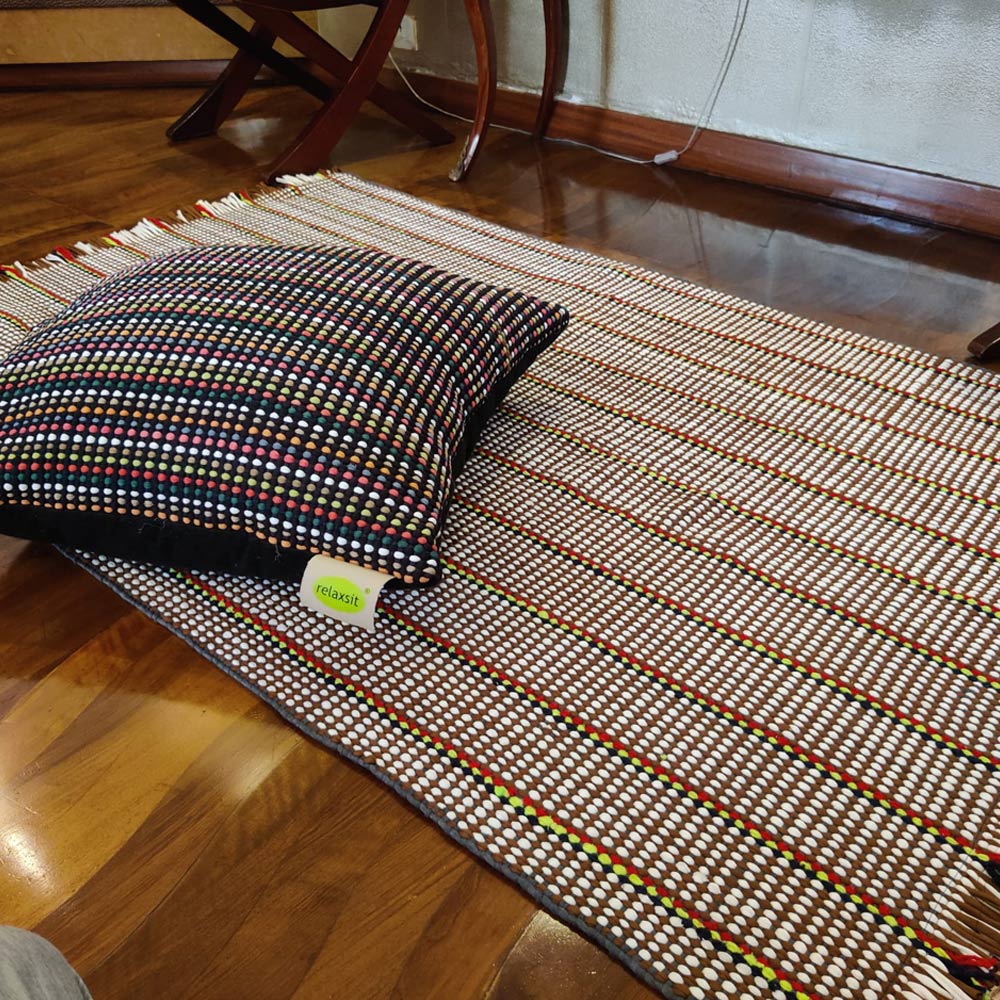 Bunti Handmade Floor Cushion 28" x 28"