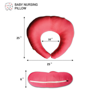 Relaxsit Baby  Nursing Pillow soft lycra fabric soft polyester ball fiber insert seperately