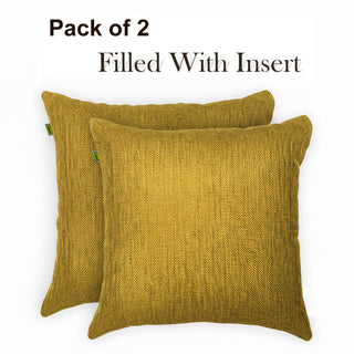 Relaxsit (Pack of 2) Jute sofa Cushions Throw Pillow Natural  jute material 17x17" or 43 x 43cm