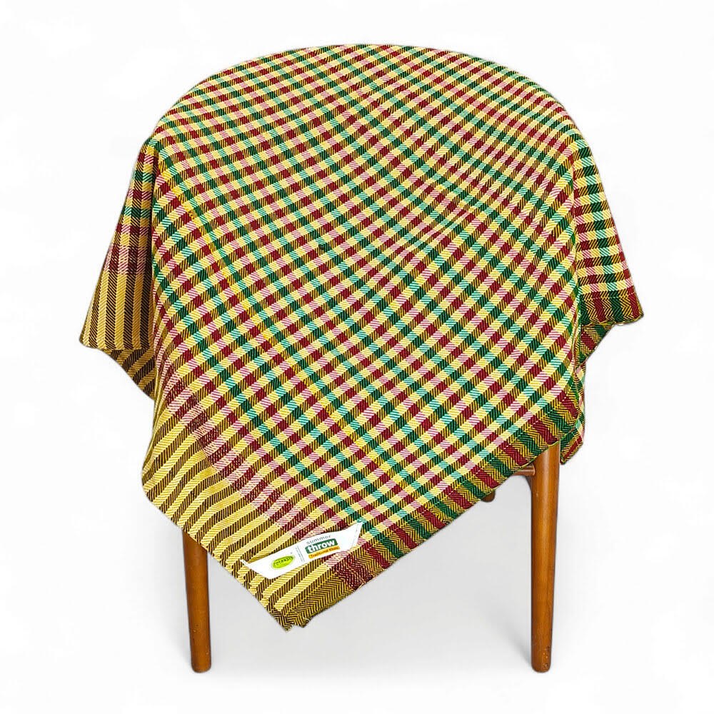 Cotton Summer Throw Kasuri khais Bed Throw Travel Blanket