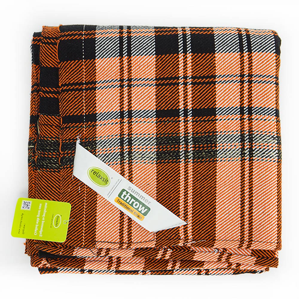 Cotton Summer Throw Kasuri khais Bed Throw Travel Blanket