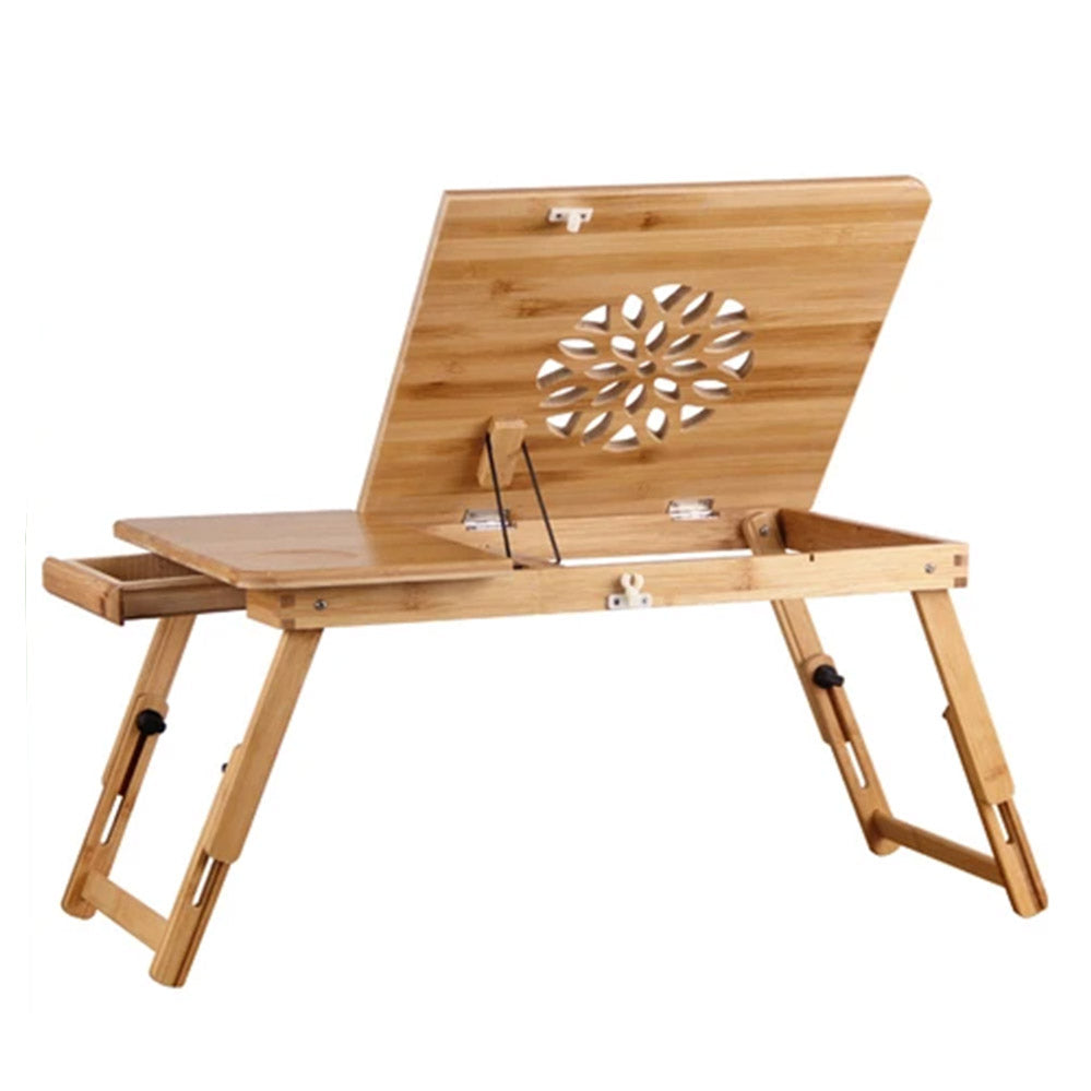 Relaxsit Laptop Desk for Bed, Bamboo Laptop Desk Single Flower Only 13.5"