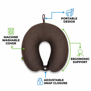 RELAXSIT World's Best Feather Soft  Neck Pillow, Travel pillow, u-shape cushion