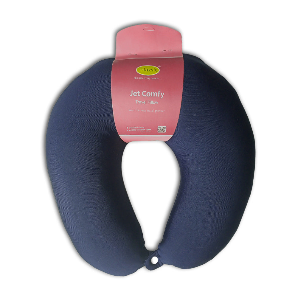 RELAXSIT World's Best Feather Soft Micro fiber Neck Pillow Travel Pillow Flight Pillow, Neck Cushion Head and Chin Supporting - Relaxsit