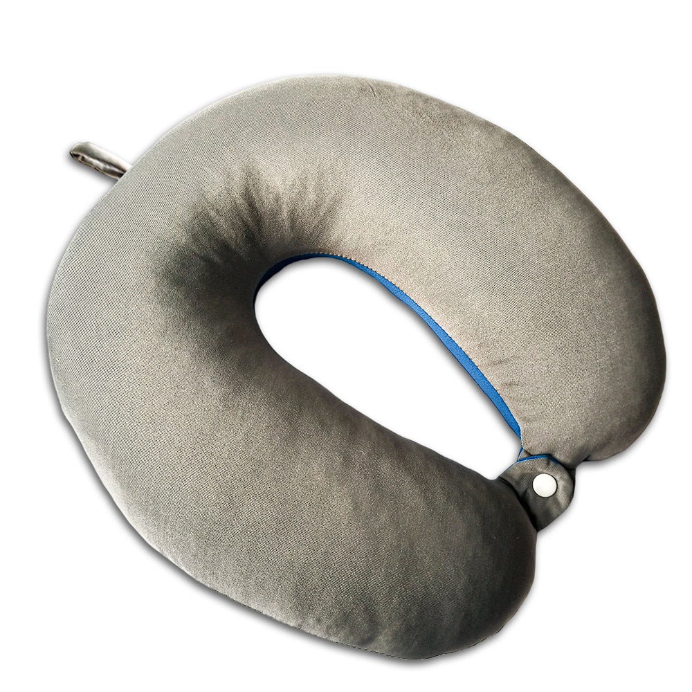 Relaxsit Microfiber Two tone color Neck Pillow – Extremely Soft and Comfortable Neck Cushion – Head and Chin Support Travel Neck Pillow - Relaxsit