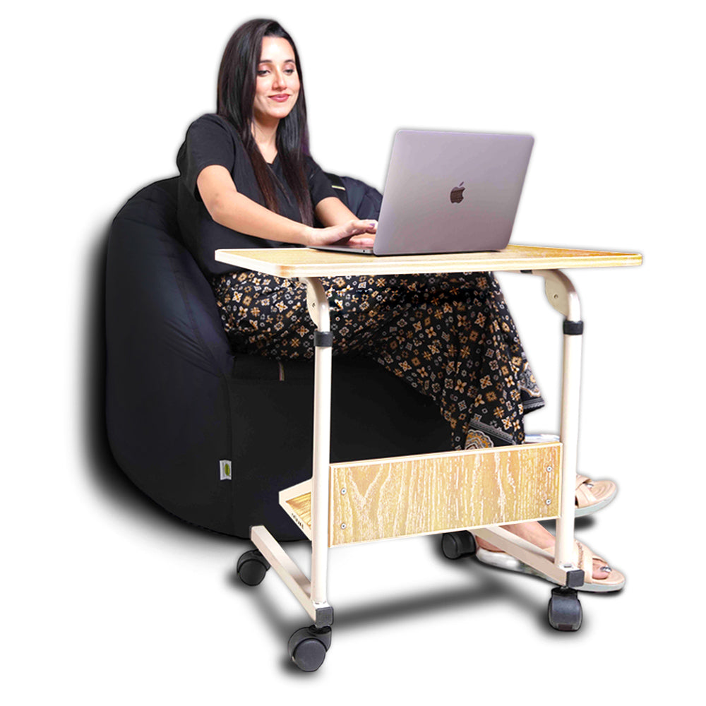 Relaxsit Flexi-Big adjustable C-Table – Bed table, Laptop Trolley Table with Adjustable Height - Relaxsit