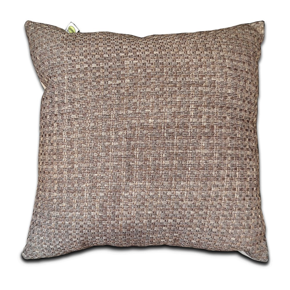 Relaxsit (Pack of 5) Jute Cushions Decorative Throw Pillow with Poms border Cushion Cover17x17 inches
