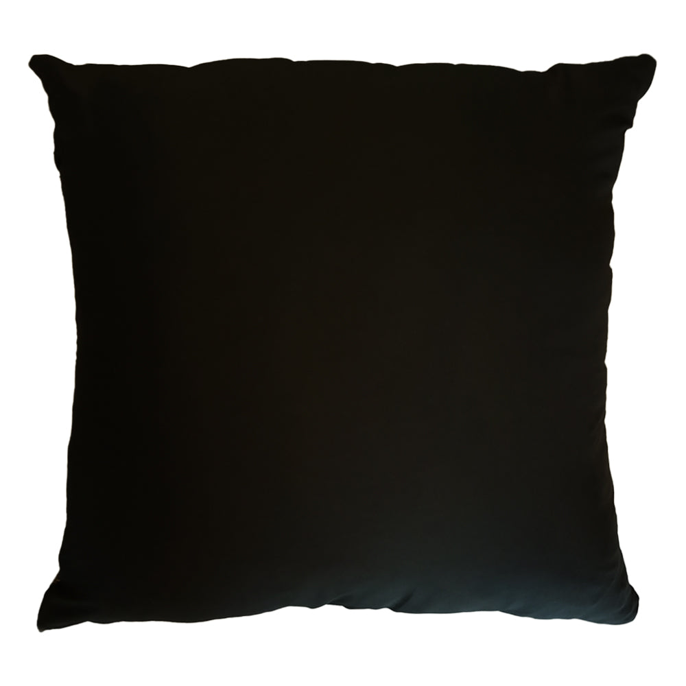 Relaxsit (Pack of 2) Jute Cushions Decorative Throw Pillow with Poms border Filled Cushion 17x17 inches