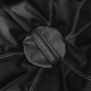 Relaxsit stretchy Puffy Leather Bean Bag medium for teens and young  adults Dim. 100x75cm