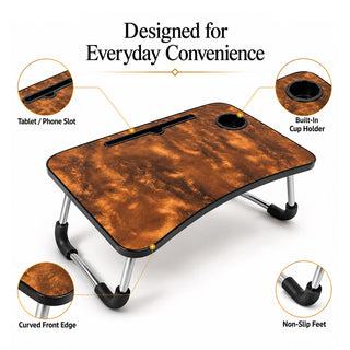 NextGEN Foldable Bed Table, Floor table, Drawing Desk, Portable Laptop Bed,  Computer Table, Couch size: 40 x 60 cm