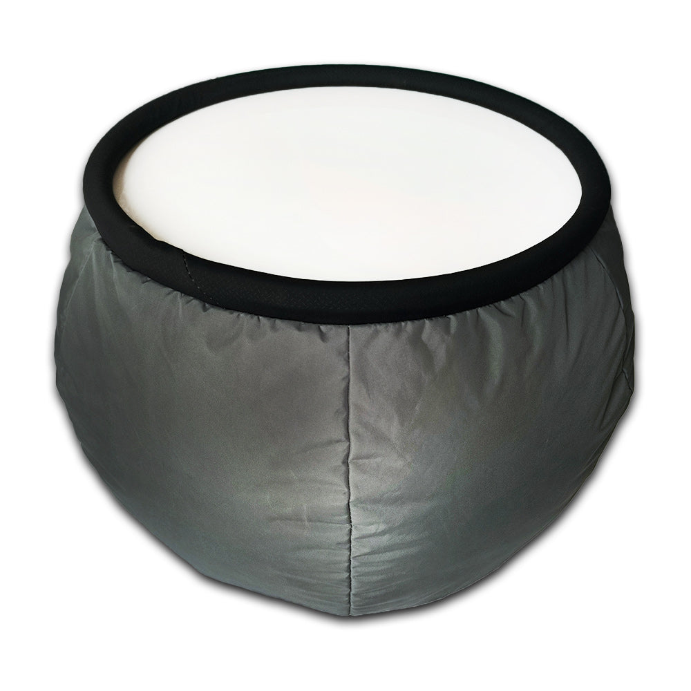 O-table Bean Fabric filled multipurpose table / stool with removable Acrylic top Footstool : 55 x 55 x 30 cm