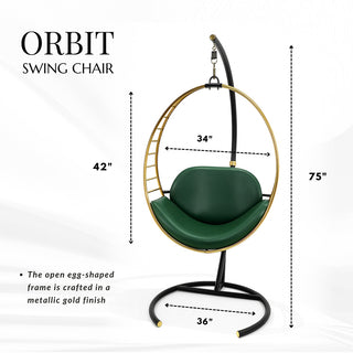 Relaxsit Orbit Swing Chair Green