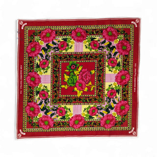 Relaxsit Pack of 2 Roti Romal Printed Kitchen Napkins Reusable Roti Cover Cloth  Floral Design Roti Romal