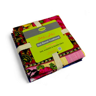 Relaxsit Pack of 2 Roti Romal Printed Kitchen Napkins Reusable Roti Cover Cloth  Floral Design Roti Romal