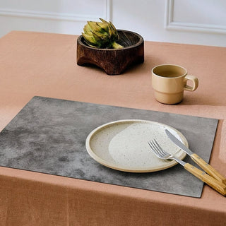 Genuine Leather Look Placemat, Runner, Tissue Box & Table Set Premium Dining Collection | Elegant & Durable Table Accessories