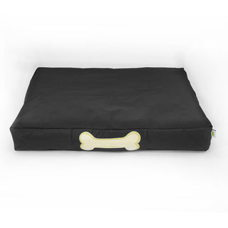 Relaxsit Large Pet Bed water proof for medium size dogs crushed foam & poly beans filled  Removable Cover