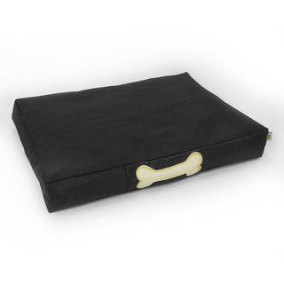 Relaxsit Large Pet Bed water proof for medium size dogs crushed foam & poly beans filled  Removable Cover