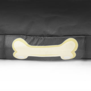 Relaxsit Large Pet Bed water proof for medium size dogs crushed foam & poly beans filled  Removable Cover