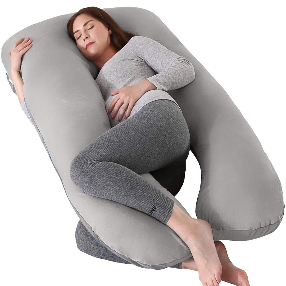 U Shaped Maternity Full Body Pillow for Women with Hip, Leg, Back, Belly Support U - shaped Bed Pillow options.