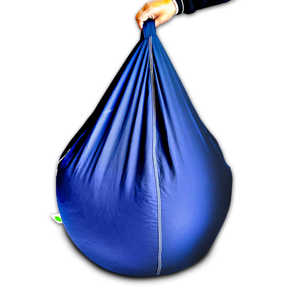 Puffy Plain Fabric Bean Bag