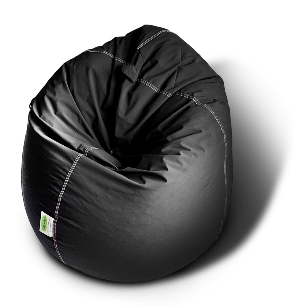 Puffy Plain Fabric Bean Bag