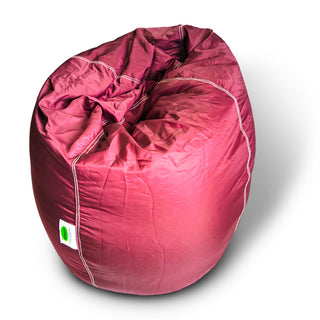 Puffy Plain Fabric Bean Bag