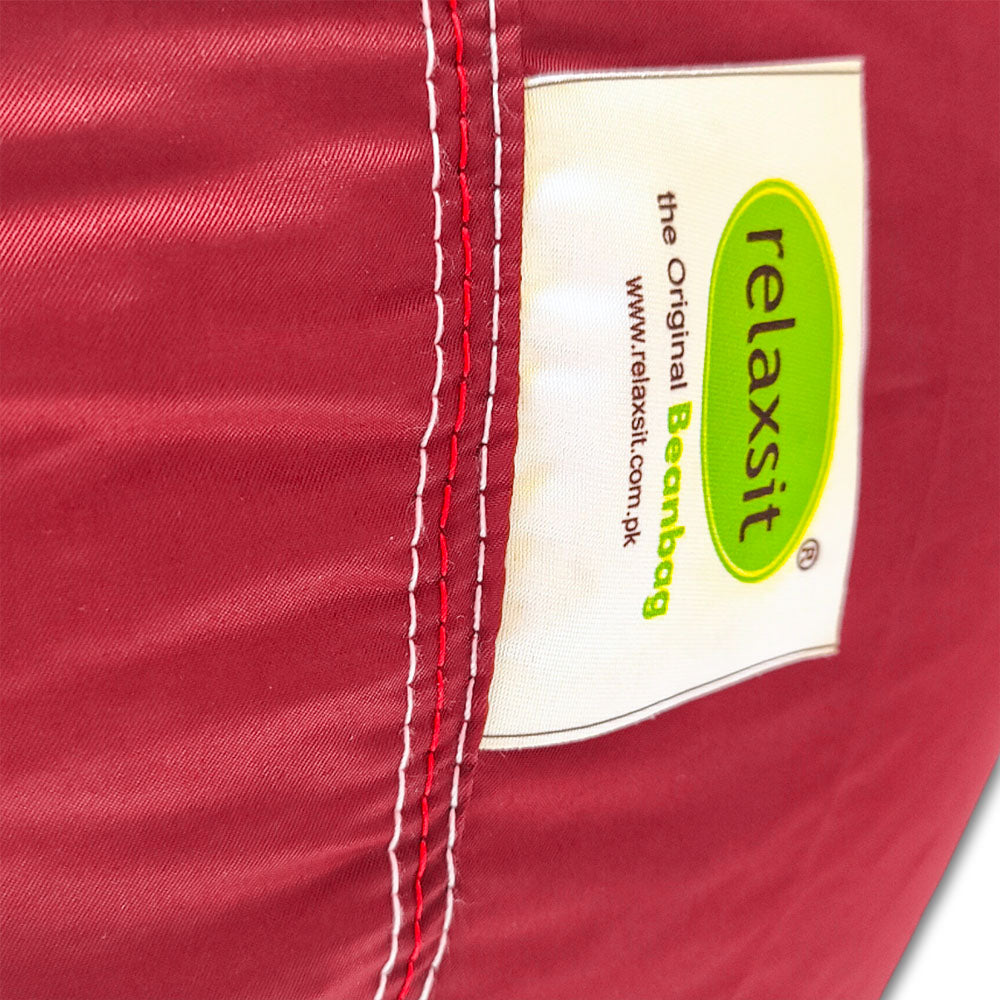 Puffy Plain Fabric Bean Bag