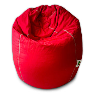 Puffy Plain Fabric Bean Bag