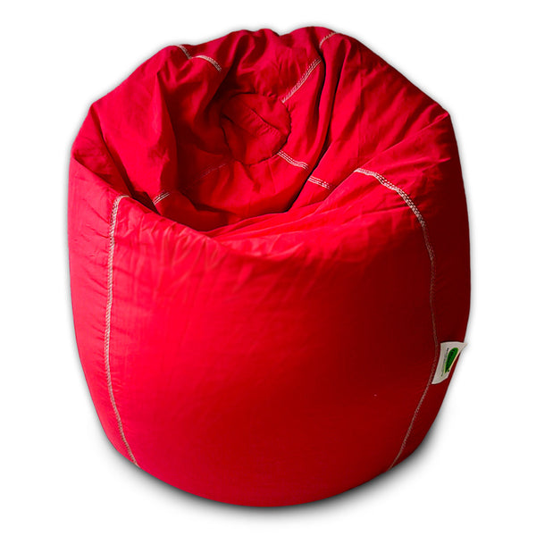 Puffy Plain Fabric Bean Bag