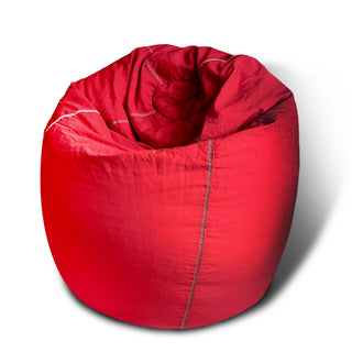 Puffy Plain Fabric Bean Bag