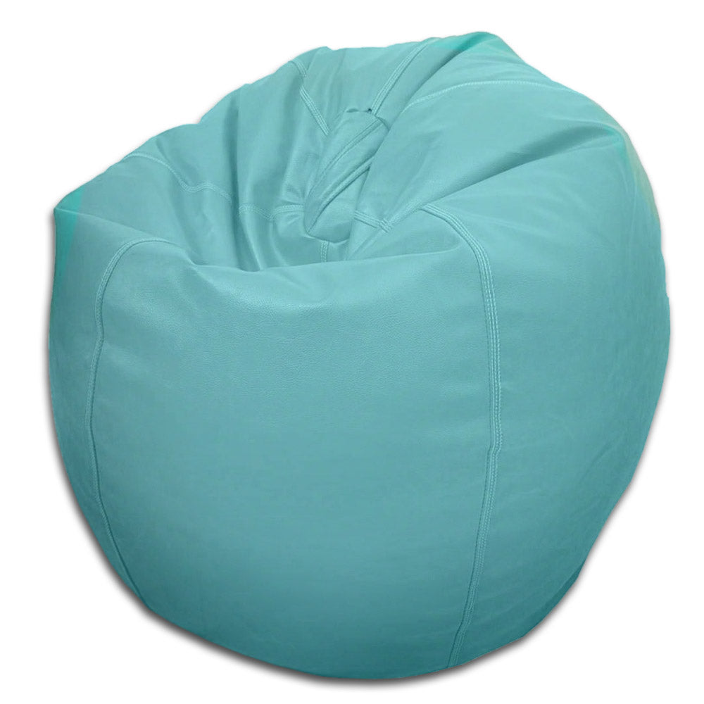 Relaxsit Puffy Leather Bean Bag – Versatile Comfy Bean Bag for Lounge and Bedroom – Water-Repellant Dim. 110x80cm - Relaxsit