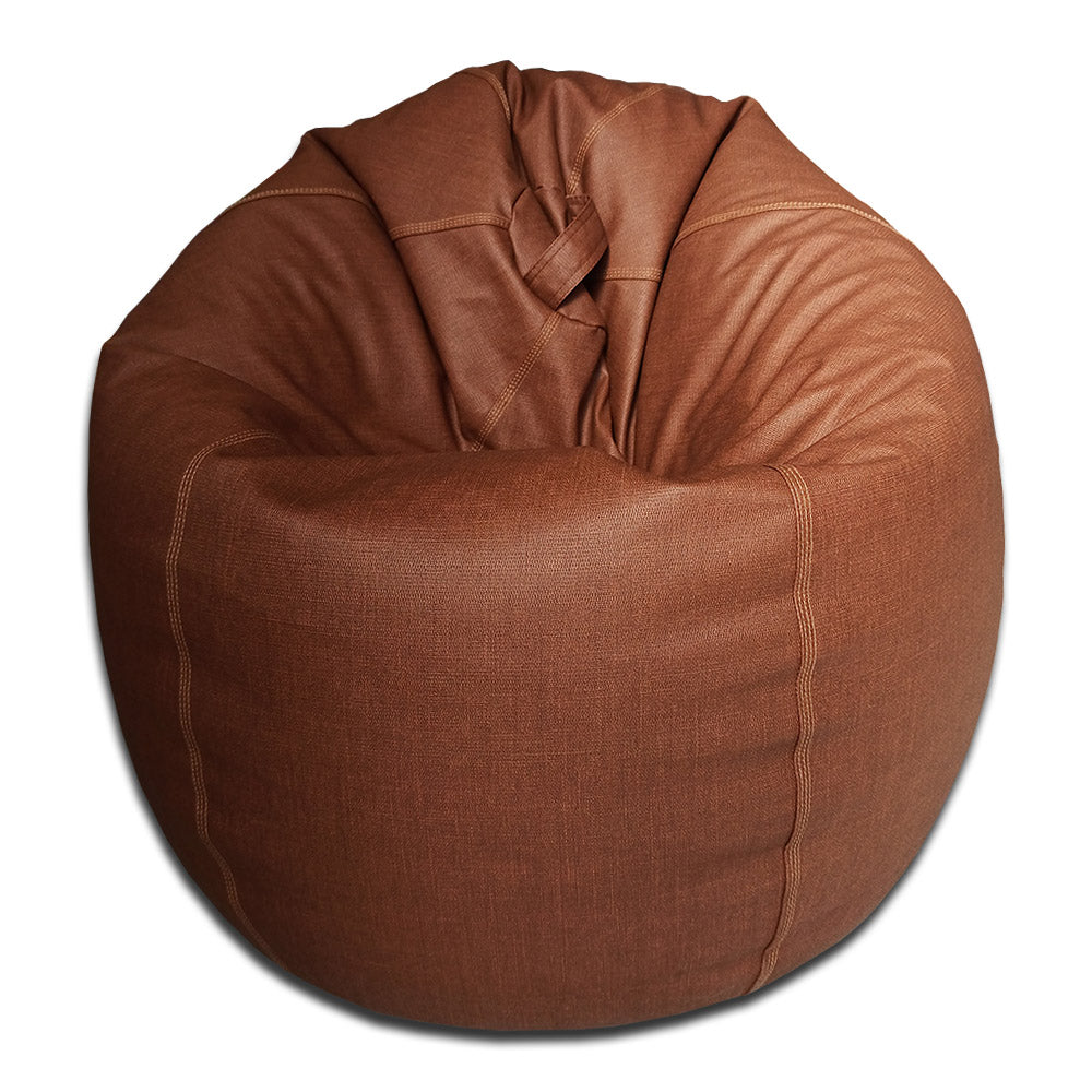 Relaxsit Puffy Leather Bean Bag – Versatile Comfy Bean Bag for Lounge and Bedroom – Water-Repellant Dim. 110x80cm - Relaxsit