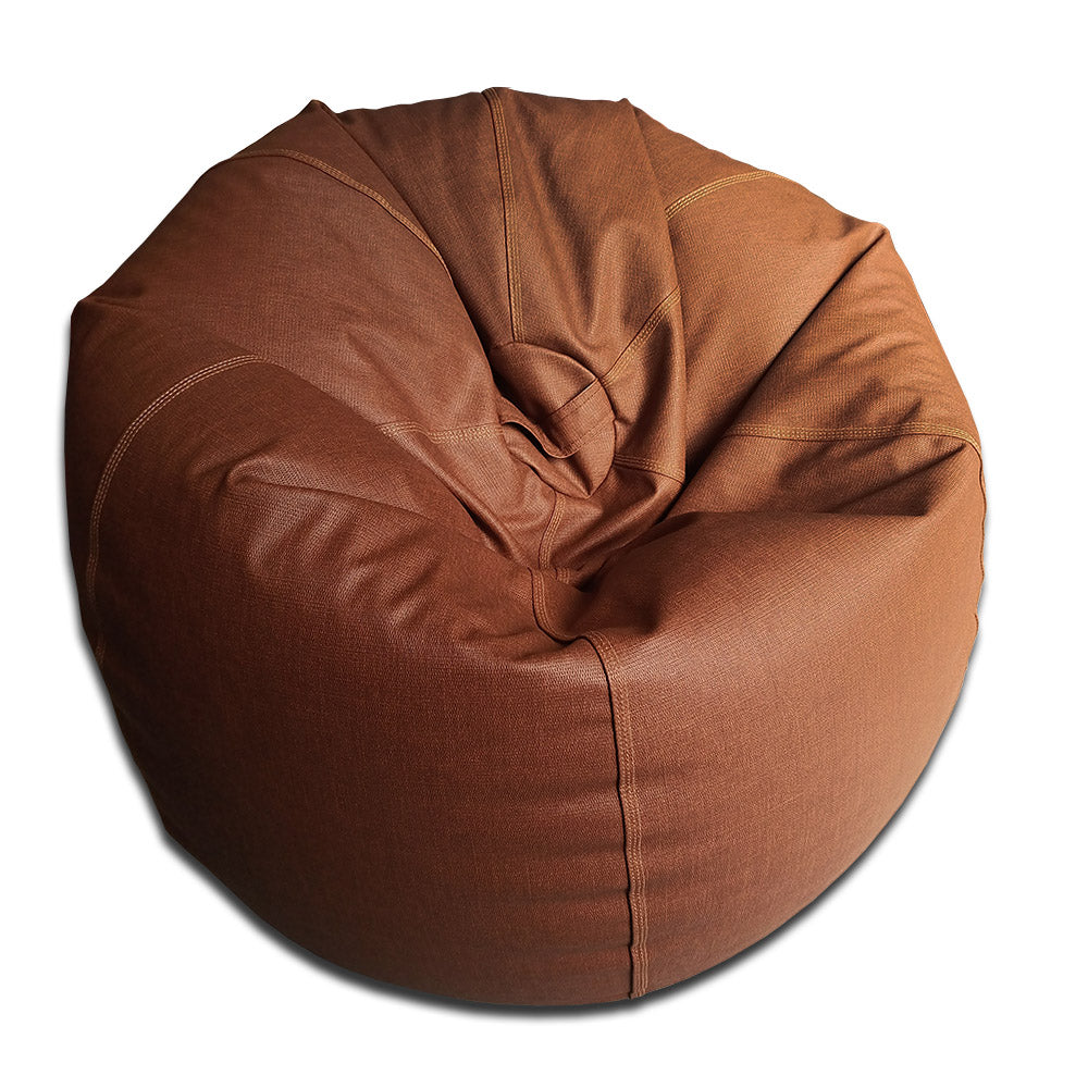 Relaxsit Puffy Leather Bean Bag – Versatile Comfy Bean Bag for Lounge and Bedroom – Water-Repellant Dim. 110x80cm - Relaxsit