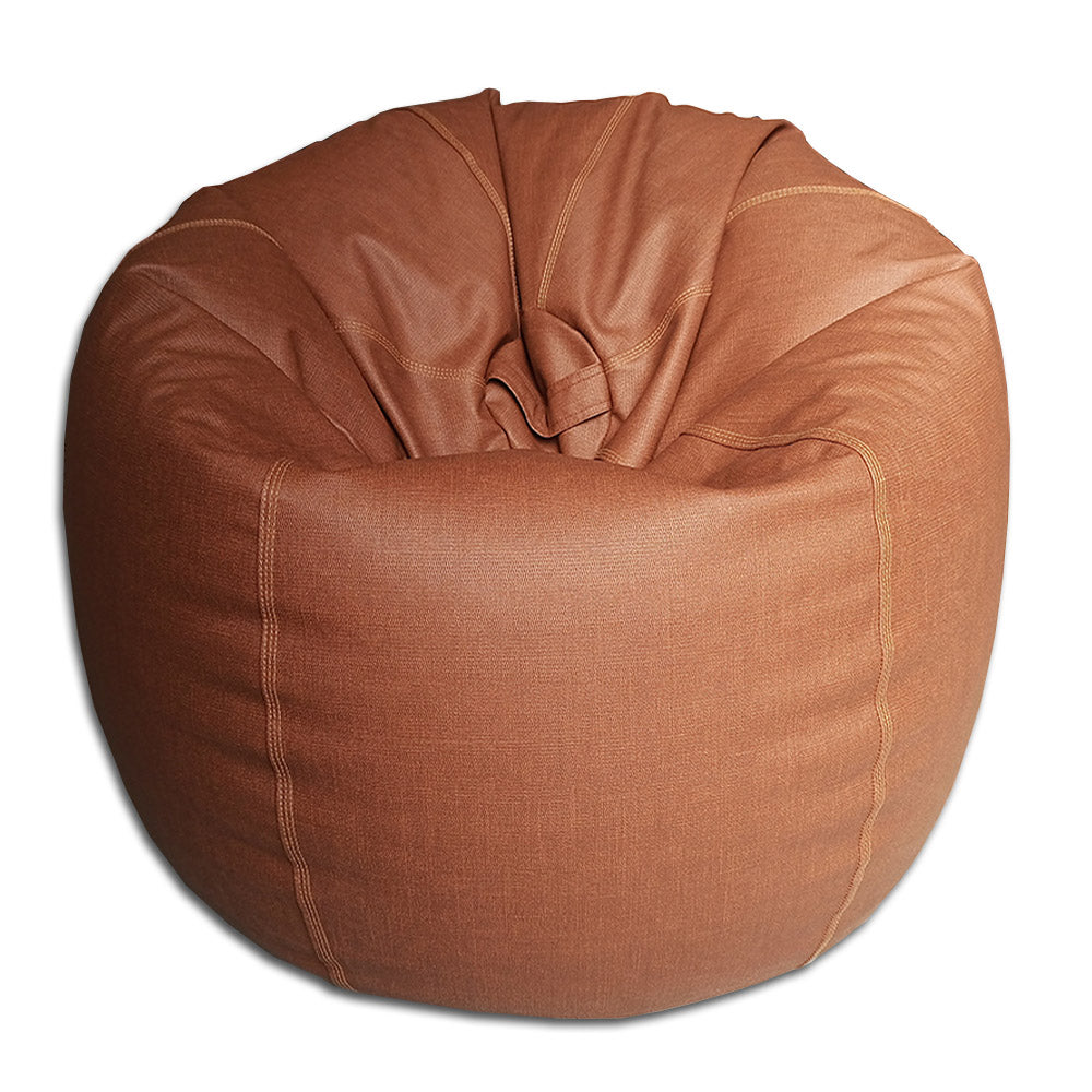 Relaxsit Puffy Leather Bean Bag – Versatile Comfy Bean Bag for Lounge and Bedroom – Water-Repellant Dim. 110x80cm - Relaxsit