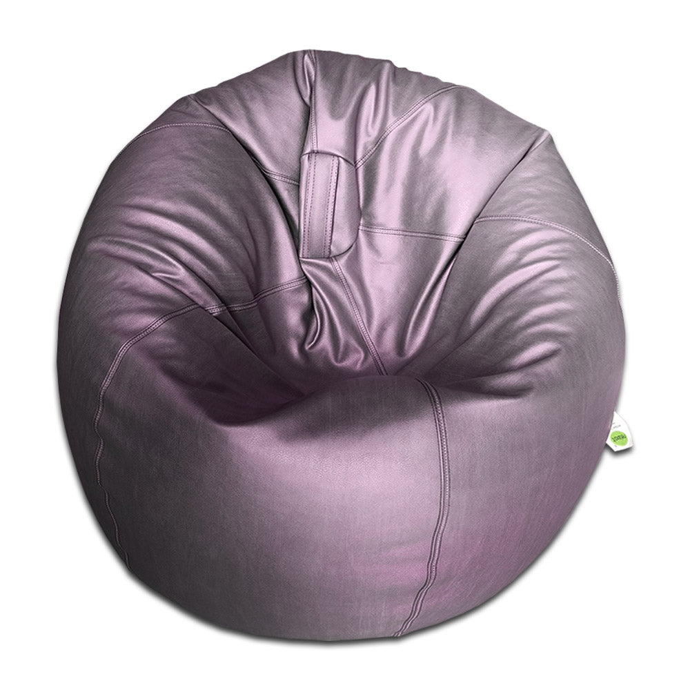 Relaxsit Puffy Leather Bean Bag – Versatile Comfy Bean Bag for Lounge and Bedroom – Water-Repellant Dim. 110x80cm - Relaxsit