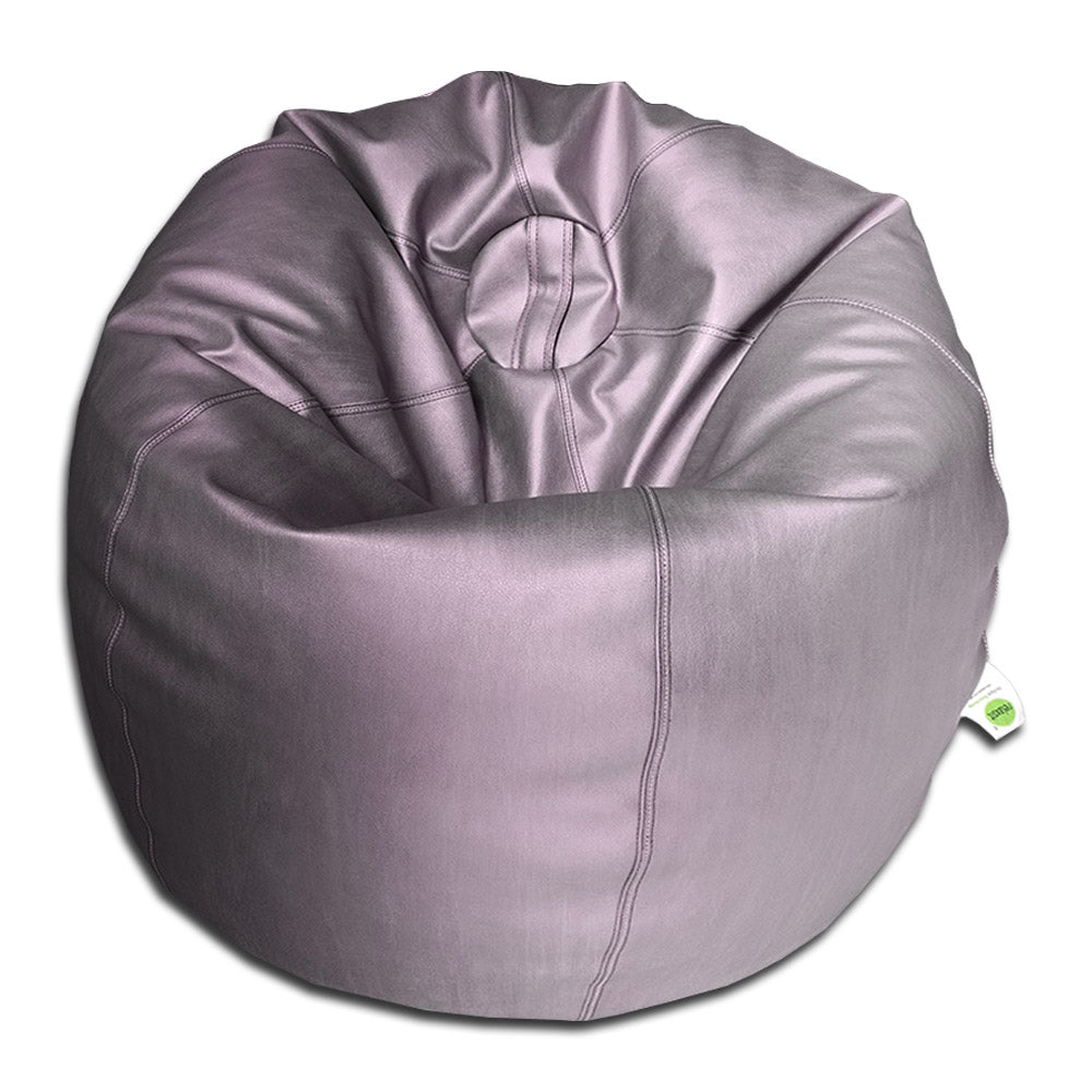 Relaxsit Puffy Leather Bean Bag – Versatile Comfy Bean Bag for Lounge and Bedroom – Water-Repellant Dim. 110x80cm - Relaxsit