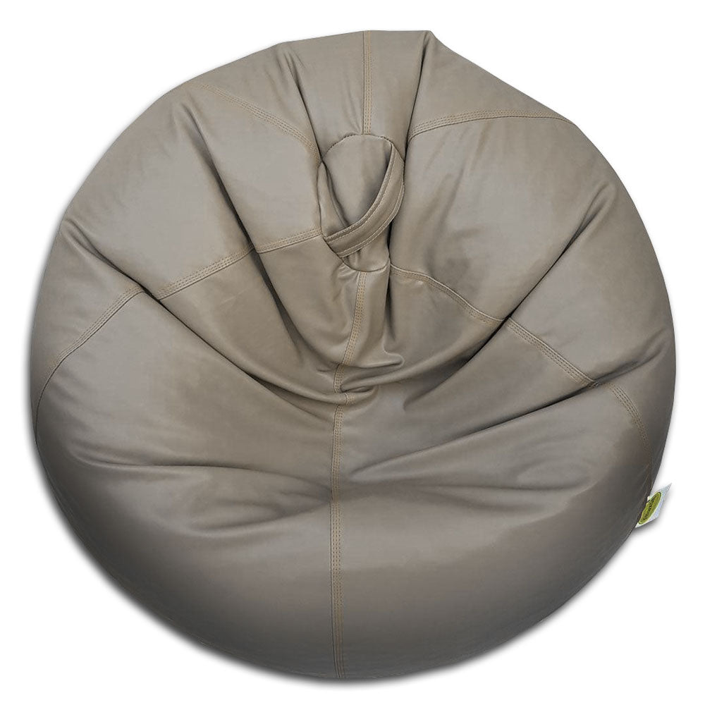 Relaxsit Puffy Leather Bean Bag – Versatile Comfy Bean Bag for Lounge and Bedroom – Water-Repellant Dim. 110x80cm - Relaxsit