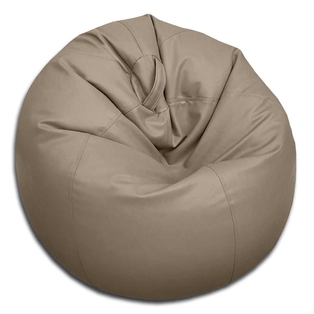 Relaxsit Puffy Leather Bean Bag – Versatile Comfy Bean Bag for Lounge and Bedroom – Water-Repellant Dim. 110x80cm - Relaxsit