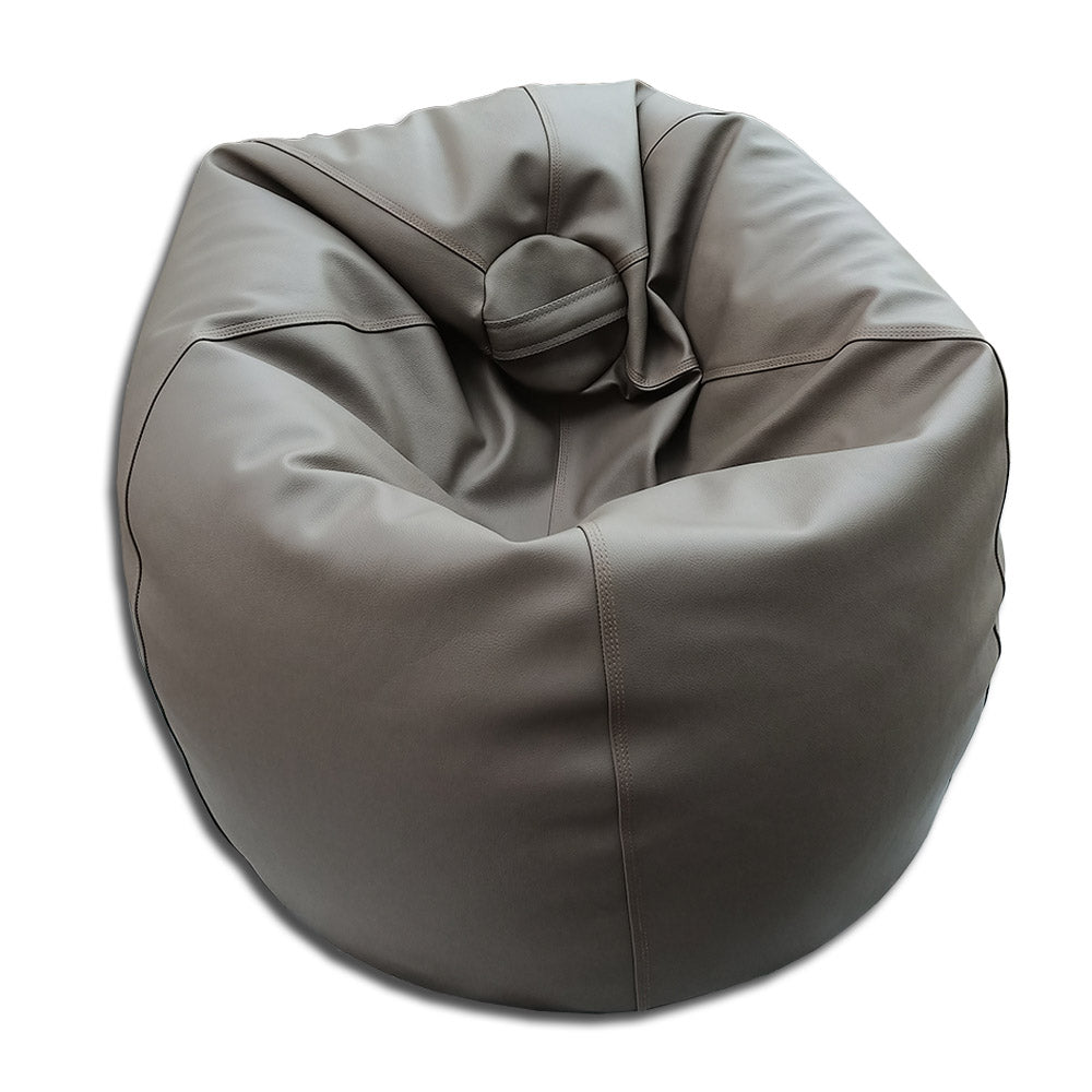 Relaxsit Puffy Leather Bean Bag – Versatile Comfy Bean Bag for Lounge and Bedroom – Water-Repellant Dim. 110x80cm - Relaxsit