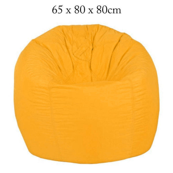 Puffy Plain Fabric Bean Bag Chair -  - Relaxsit