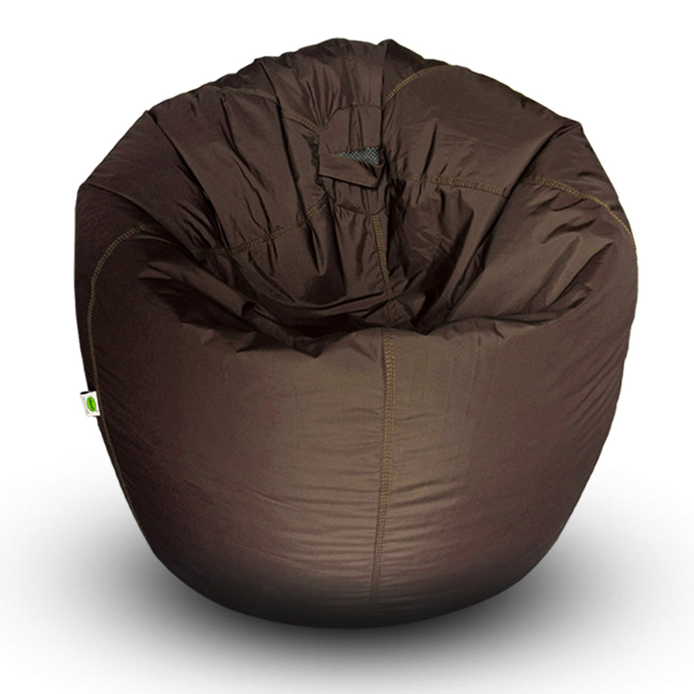 Puffy Plain Fabric Bean Bag Chair -  - Relaxsit
