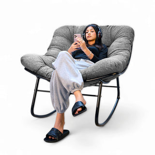 Relaxsit AURA Rocking Chair with Ottoman Indoor and outdoor use