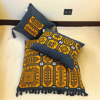 Relaxsit Set off 3 Traditional Pakistani Exports Quality Floor Cushion Filled and Covers