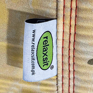 Relaxsit  Round pouf bean bag Punjab, Sindh,  Balochistan,  Khyber Pakhtunkhwa (KPK) Premium Quality printed  Cultural presentation