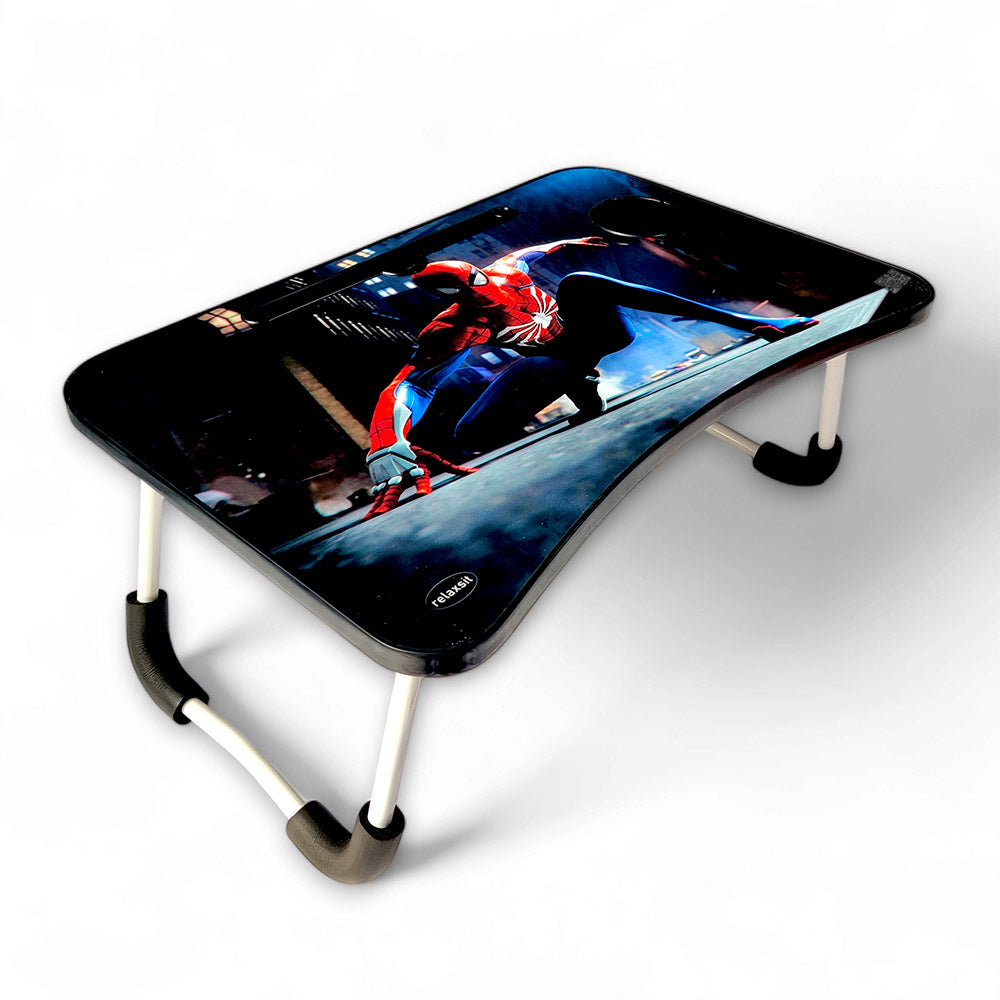 Relaxsit Bedpro Max / Printed Foldable Table Computer Table Floor table Laptop table Drawing desk Bed Table Foldable Table Notebook Stand Reading Holder Breakfast Serving Bed Tray with Tablet Slots 40 x 60 cm or 16 x 24"